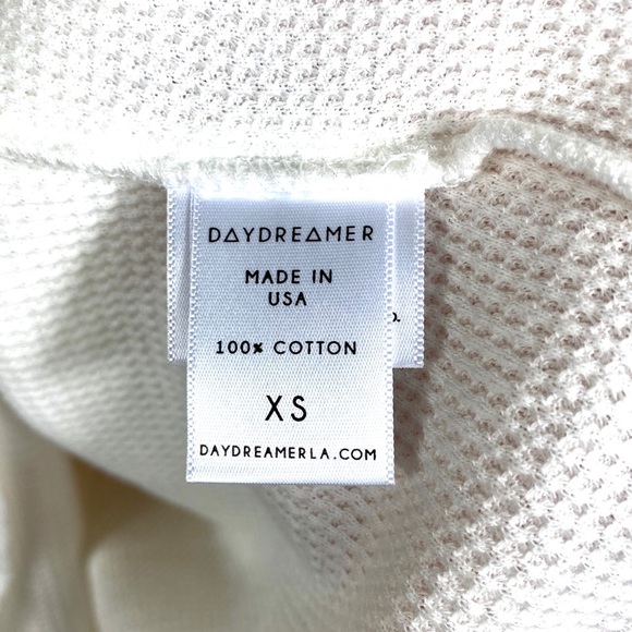 DAYDREAMER Rolling Stones Waffle Thermal NWT - Picture 8 of 10